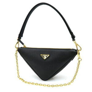 Prada Triangle shoulder bag Black